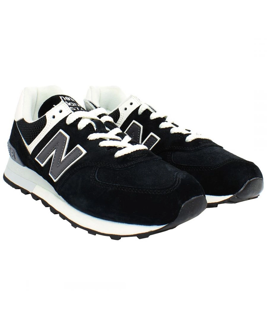 New Balance 574 Classic Mens Black Trainers - Size UK 7